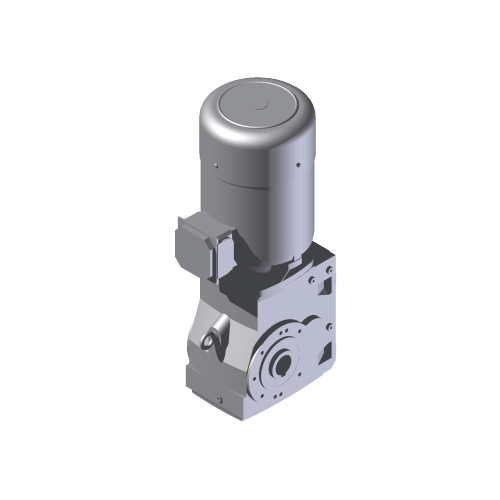 Nord, SK9042.1AZDB100L/40, Gearmotor, 5 HP, Ratio 68.611, With Torqu