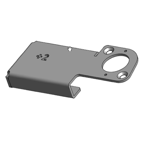 Interroll, D25A00059, Bearing Support, LH