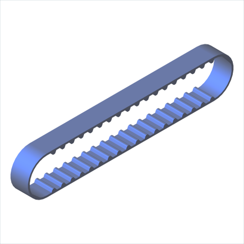 Gates, 5.990.25, Synchronous Belt, 25 mm Wide, 5 mm Pitch, 990 mm L