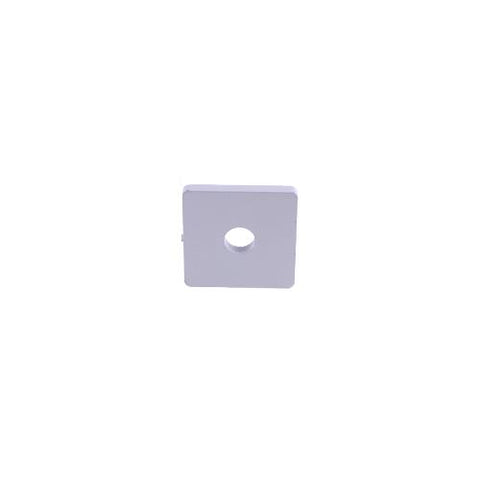 Automotion, 5957, One Hole Plate, 2 in. x 2 in., Gray