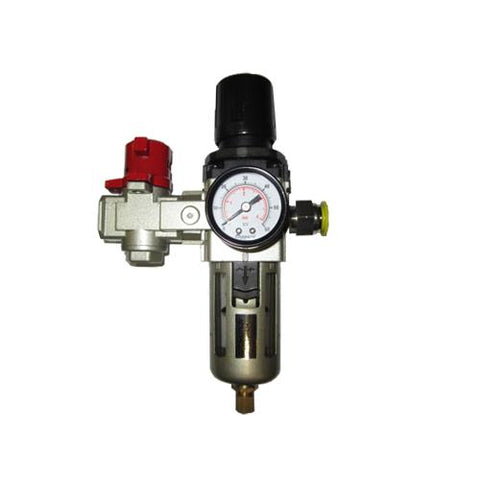 Automotion, 720638, Medium Pressure Filter/Regulator with Bracket, 60 PSI