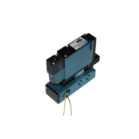 MAC, FPE-12161, Single Solenoid Valve, 4 Way, 2 Position, 1/4 in. NPT, 120/60VAC