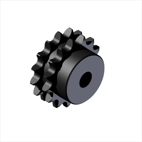 Automotion, 012141-06, D40B16 Double Strand Sprocket, 1 3/16 in. Bore